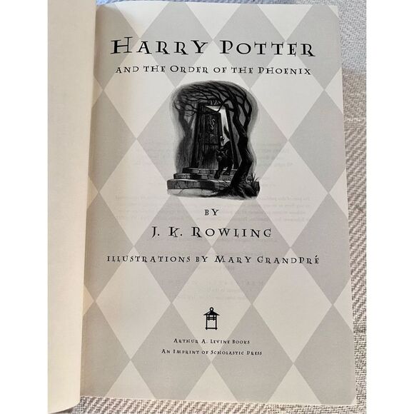 American 1st Edition HARRY POTTER ORDER OF THE PHOENIX - J.K. Rowling - Picture 9 of 10
